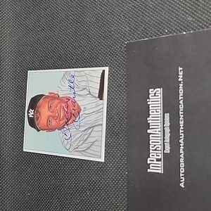 Mickey mantle autographed 1995 jsw card Inpersonauthentication.net coa included